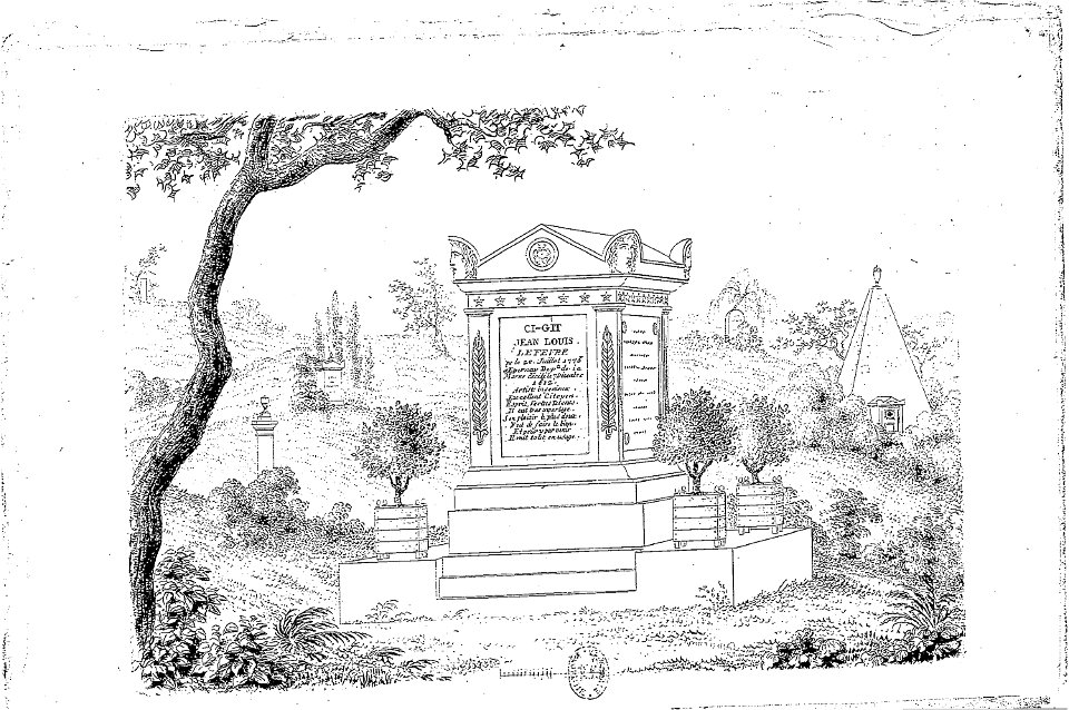 Arnaud - Recueil de tombeaux des quatre cimetières - 24