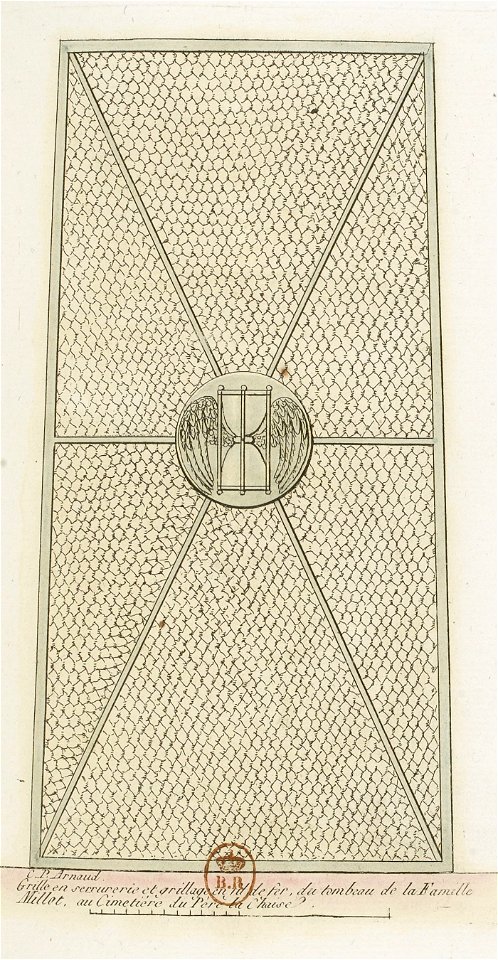 Arnaud - Cimetière du P. Lachaise - recueil de 18 portes et grilles - Planche 14