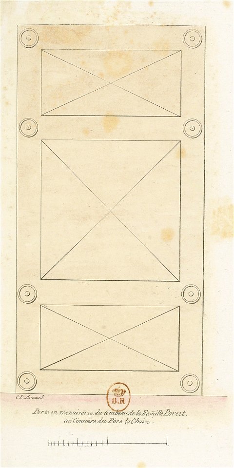 Arnaud - Cimetière du P. Lachaise - recueil de 18 portes et grilles - Planche 18