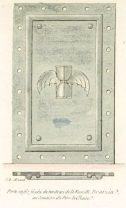 Arnaud - Cimetière du P. Lachaise - recueil de 18 portes et grilles - Planche 17 - Braizin