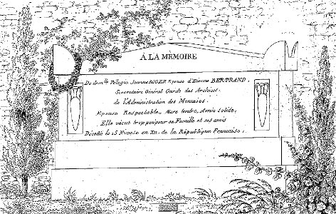 Arnaud - Recueil de tombeaux des quatre cimetières - Bertrand