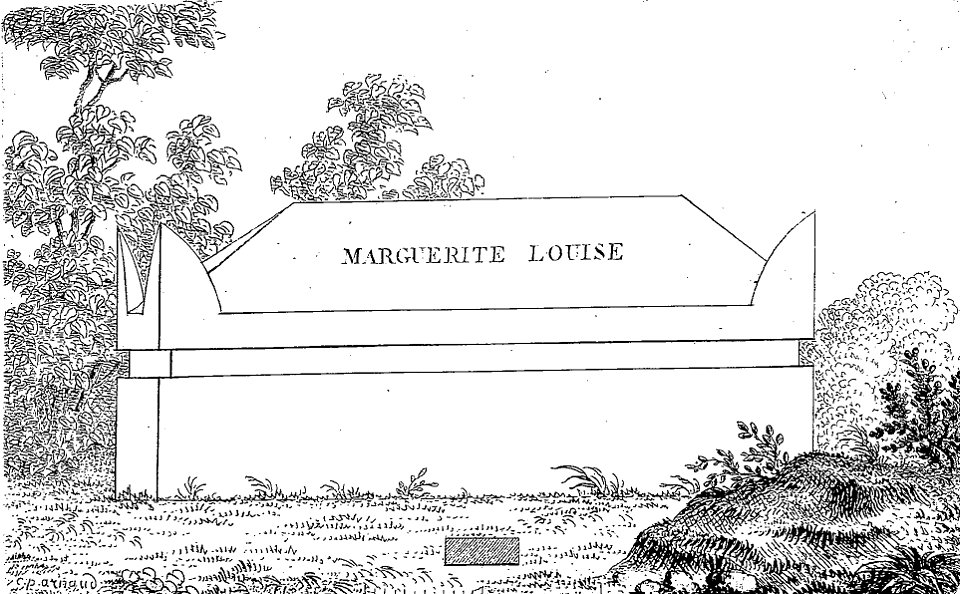 Arnaud - Recueil de tombeaux des quatre cimetières - Marguerite Louise