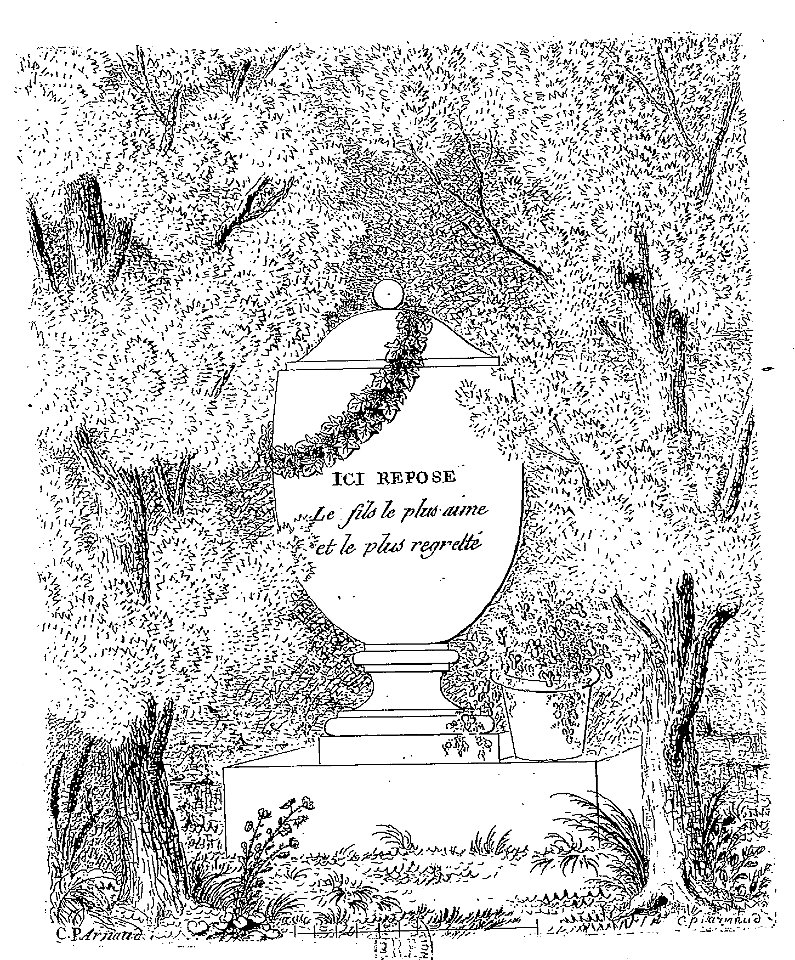 Arnaud - Recueil de tombeaux des quatre cimetières - Fils