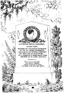 Arnaud - Recueil de tombeaux des quatre cimetières de Paris - Chaudet