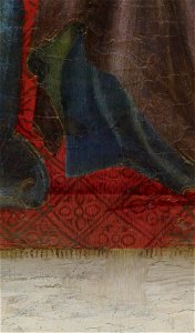 Arnau Bassa - Triptych with Madonna and Child with the Crucifixion and the Annunciation - Walters 37468 - A T Right Detail M