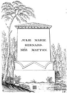 Arnaud - Recueil de tombeaux des quatre cimetières de Paris - Mathon