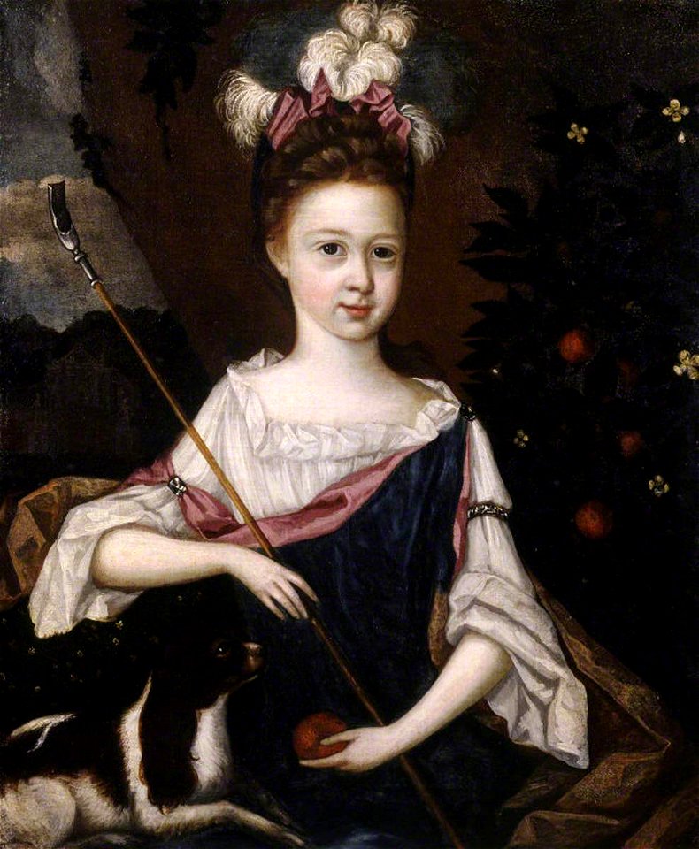 Arnold (active 1682-c.1710) - Miss Frances Bankes (1697–1709), as a Shepherdess - 1257161 - National Trust