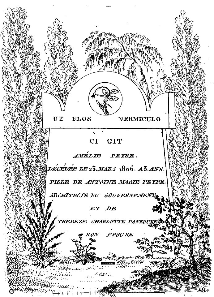 Arnaud - Recueil de tombeaux des quatre cimetières de Paris - Payre