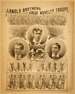 Arnold Brothers' Great Novelty Troupe original big 12. LCCN2014635876