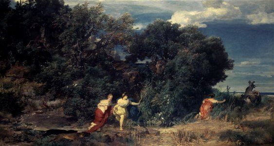 Arnold Böcklin - Diana's Hunt, 1862