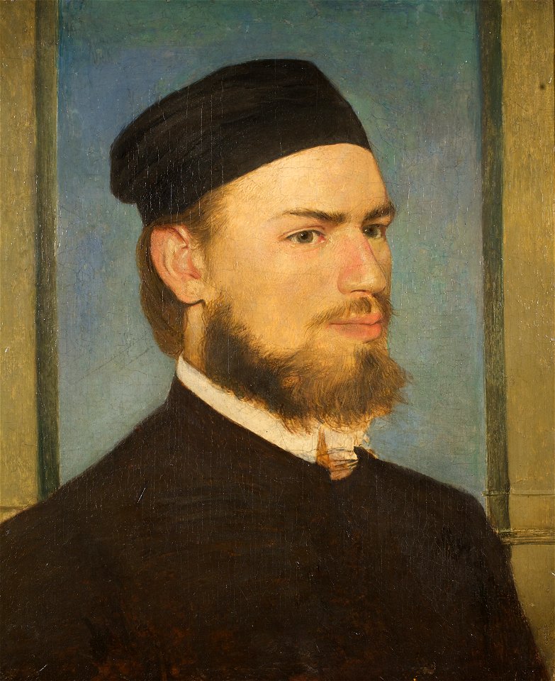 Arnold Böcklin - Der Maler Franz von Lenbach - 589 - Österreichische Galerie Belvedere