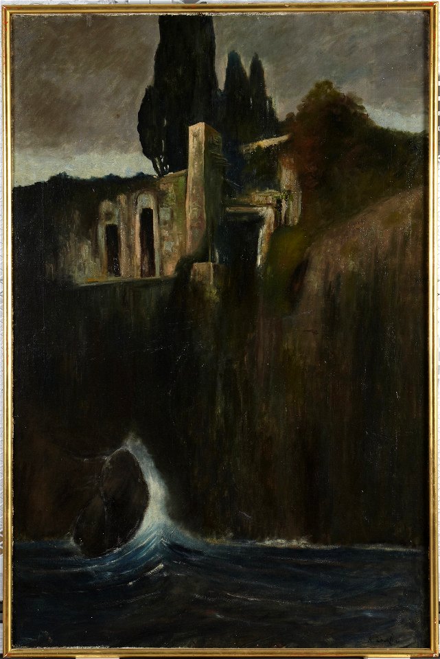 Arnold Böcklin - Landscape - y1986-97 - Princeton University Art Museum