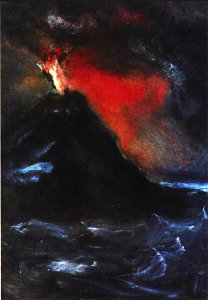 Arnold Böcklin - Der Vulkan