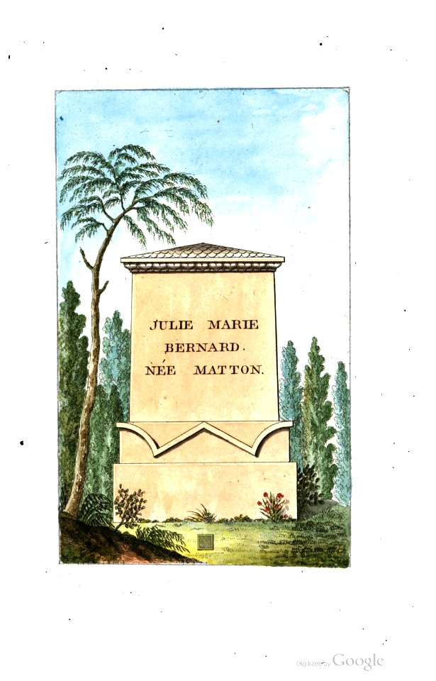 Arnaud - Recueil de tombeaux des quatre cimetières de Paris - Mathon (colored)