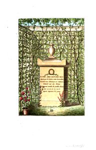 Arnaud - Recueil de tombeaux des quatre cimetières de Paris - Naudet (colored)