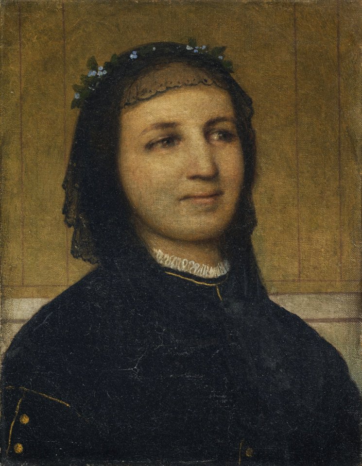 Arnold Böcklin - Bildnis Margaretha Antoinette Mähly-Schermar (1865)