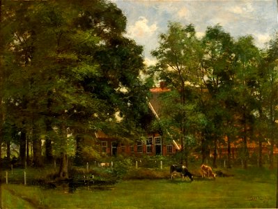 Arnold Marc Gorter - Boerderij tussen beuken - 0751 - Rijksmuseum Twenthe