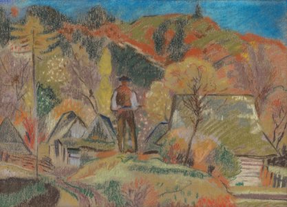 Arnold Peter Weisz-Kubínčan - Nad dedinou - O 1278 - Orava Gallery