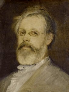 Arnold Böcklin - Bildnis von Friedrich Weber (1869)