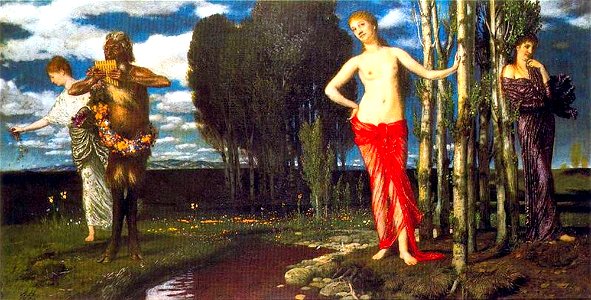Arnold Böcklin - Frühlingserwachen (1880)
