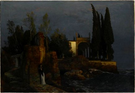 Arnold Böcklin - Villa am Meer (1877)