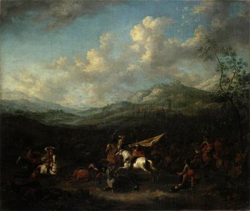 Arnold Frans Rubens - Cavalry Battle