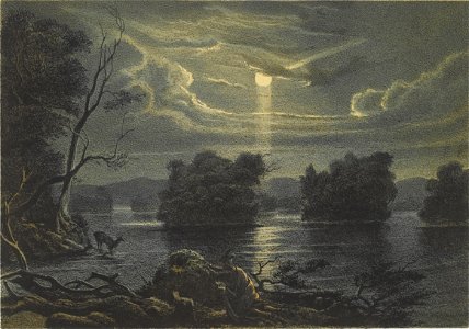 Henry Lewis - Hunting the deer by moonlight