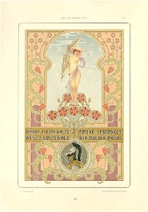 Arnold Lyongrün, Motiv aus Eine Sammlung naturalistischer Motive, Verlag Bernhard Friedrich Voigt, Leipzig 1898
