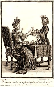 Arnoult Nicolas-Femme de qualité au rafraîchissement des liqueurs btv1b84066764