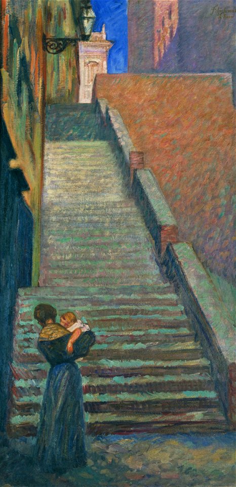 Around the Campidoglio by Fujishima Takeji (Osaka City Museum of Modern Art)1