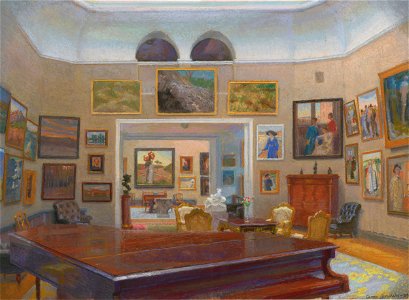 Aron Jerndahl Interior from Thiel's Gallery Thielska 152b