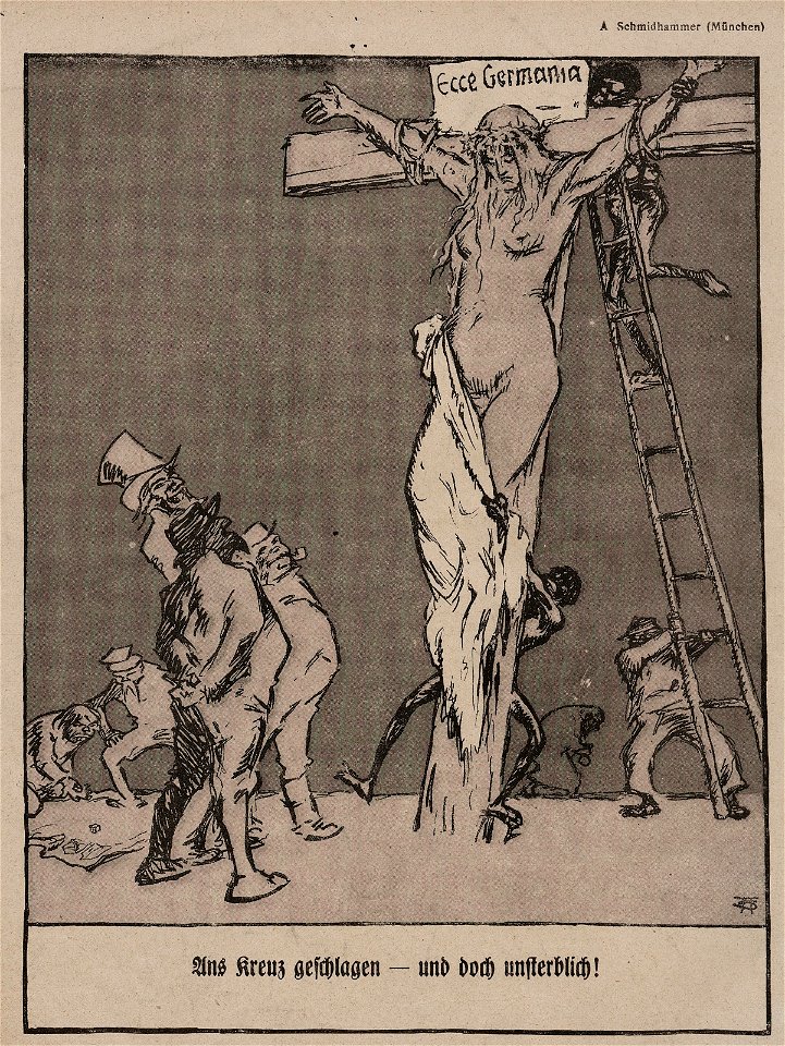 Arpad Schmidhammer - Ecce Germania, 1919