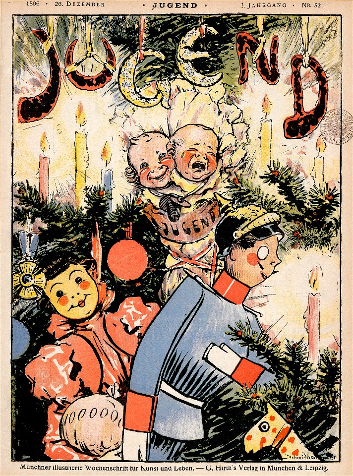 Arpad Schmidhammer - Jugend Nr. 52, 1896