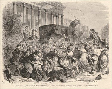Arrestation de Paschal Grousset, de Lix