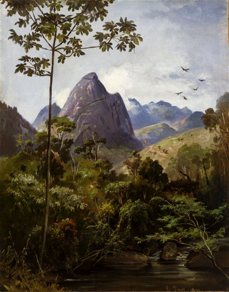 Arredores de Petrópolis, Pedra do Cone (atribuído), da Coleção Brasiliana Iconográfica