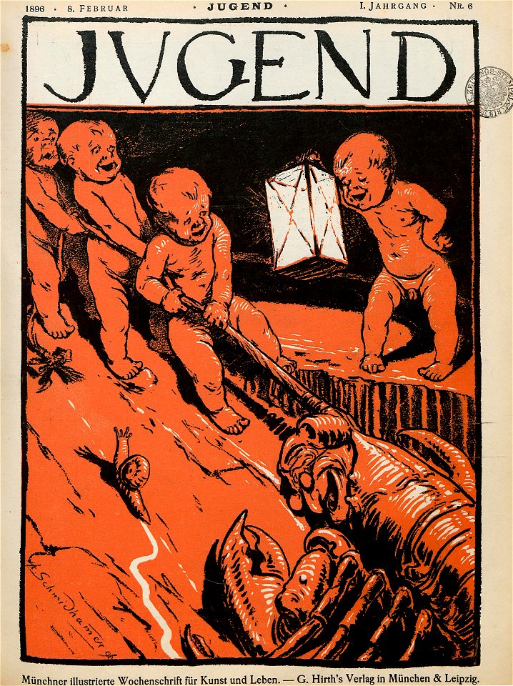 Arpad Schmidhammer - Jugend Nr. 4, 1896