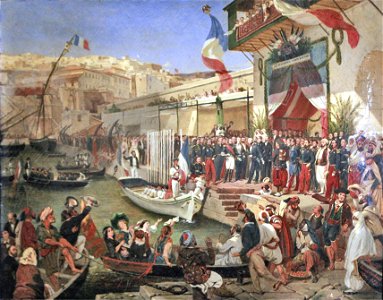 Arrival of Marshal Randon in Algier-Ernest-Francis Vacherot mg 5120