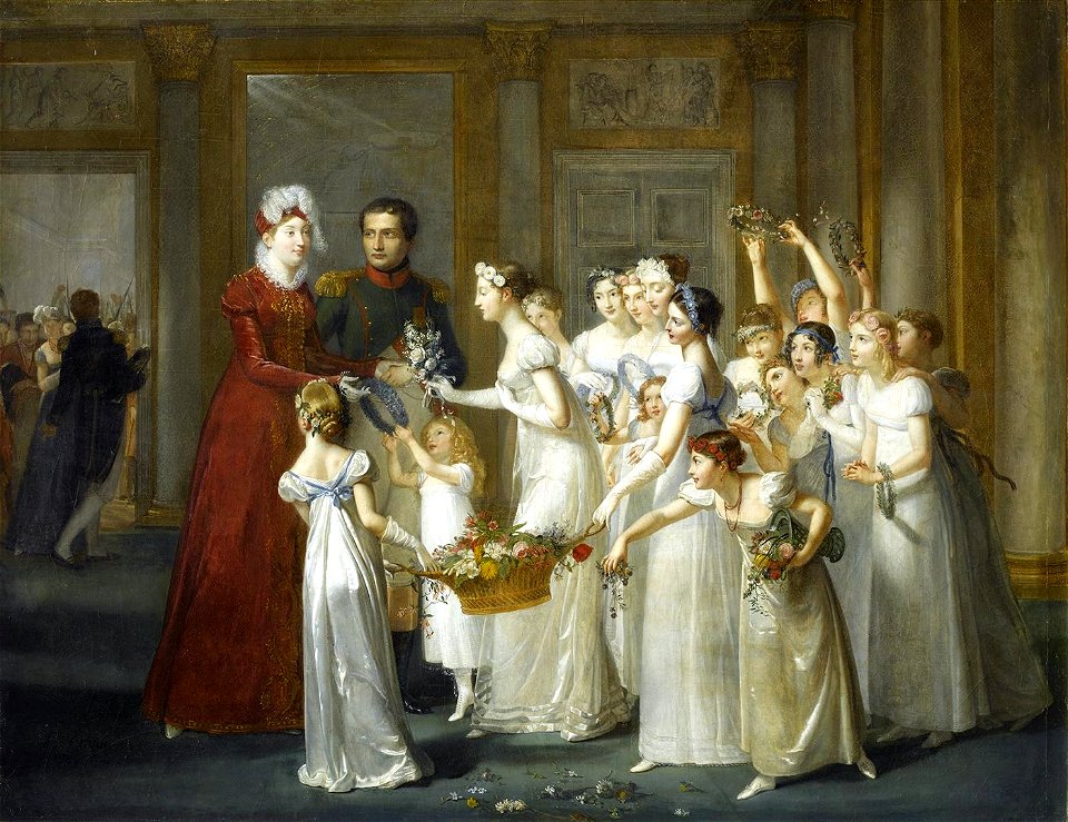 Arrivée de l'impératrice Marie-Louise à Compiègne