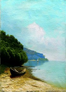 Arseny Meshchersky - Coastal Scene. Free illustration for personal and commercial use.