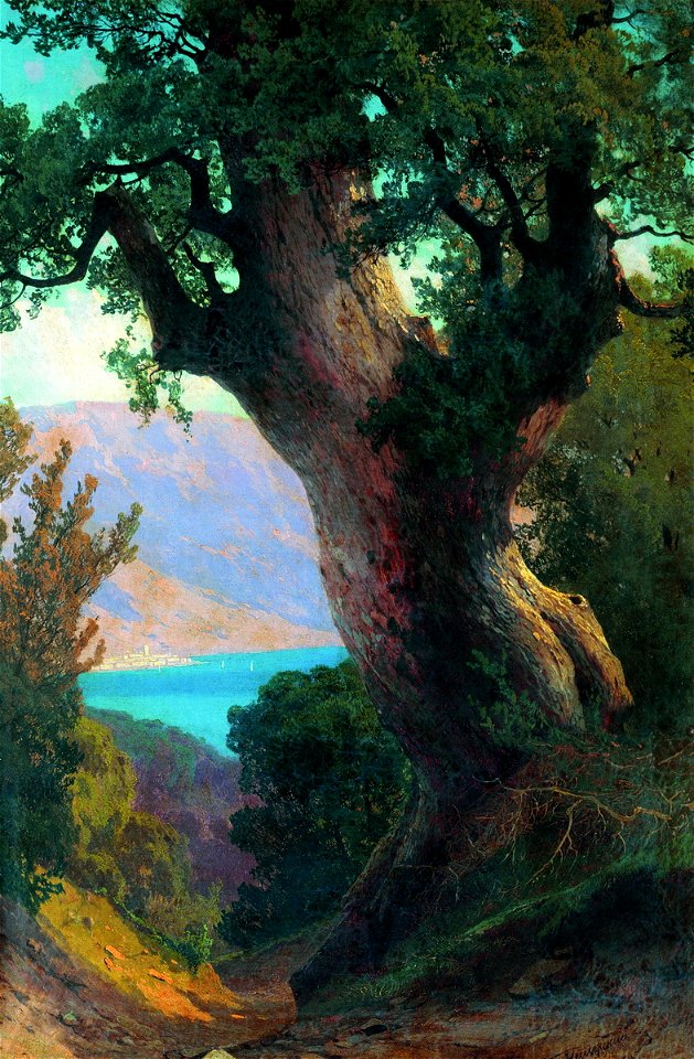 Arseny Meshchersky - Landscape with a Tree