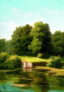 Arseny Meshchersky - An Overgrown Pond (1)