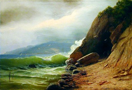 Arseny Meshchersky - Grotto on the Seashore