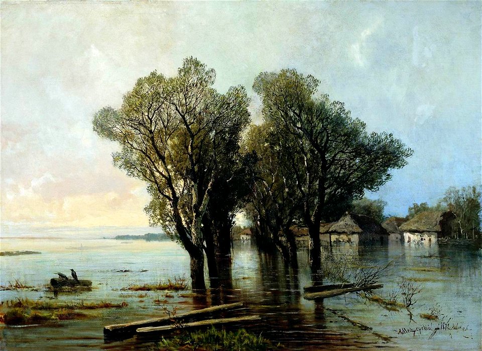 Arseny Meshchersky - Flood in the Village