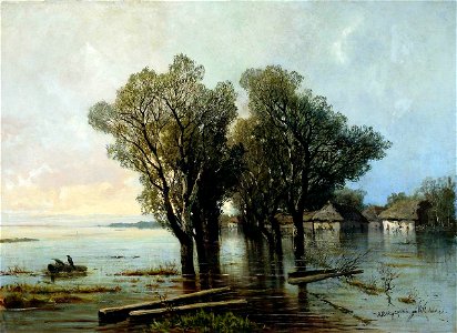Arseny Meshchersky - Flood in the Village