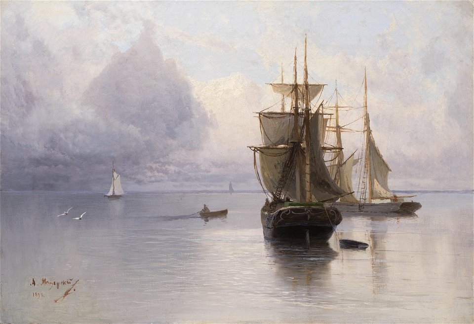 Arseny Meshchersky - Ship at Sea