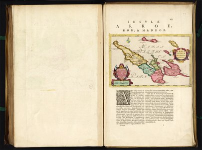 Arroe by Blaeu 1665