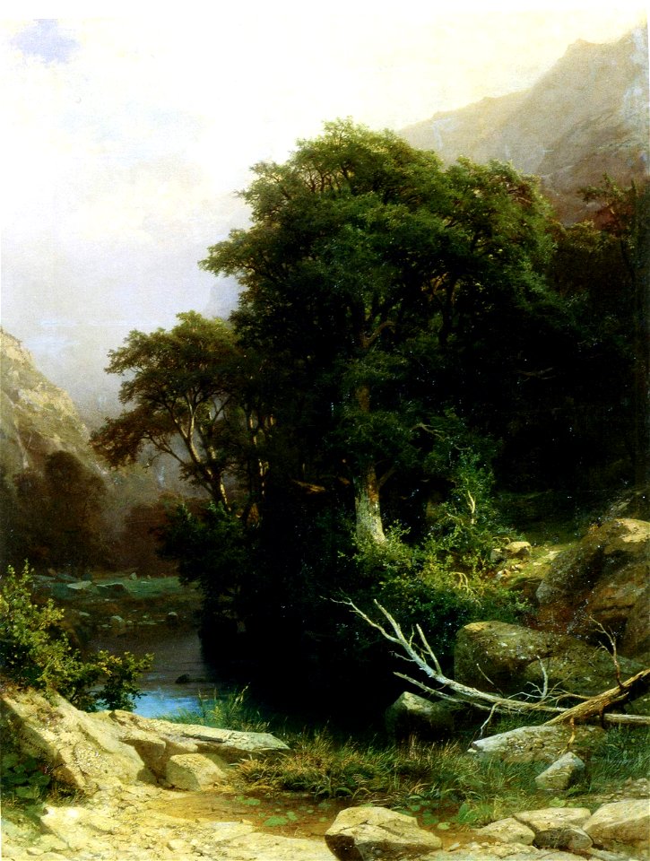 Arseny Meshchersky - River in the Caucasus