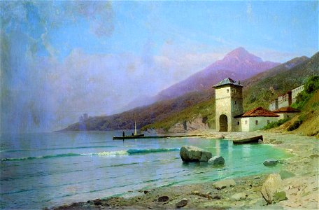 Arseny Meshchersky - View of Iversky Monastery