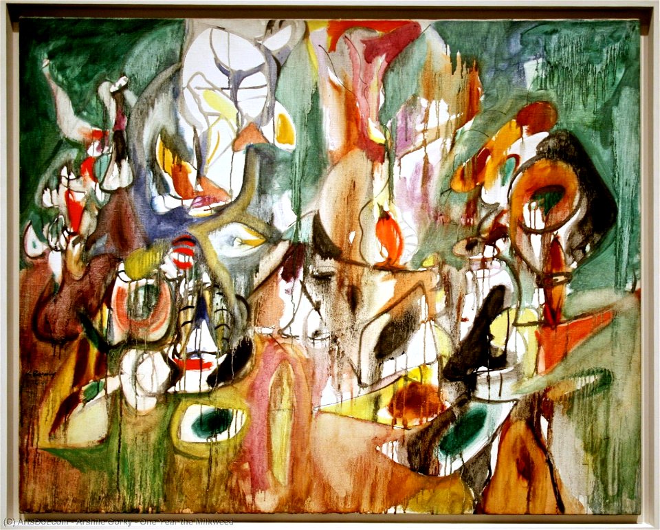 Arshile-gorky-one-year-the-milkweed
