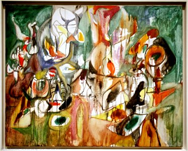 Arshile-gorky-one-year-the-milkweed